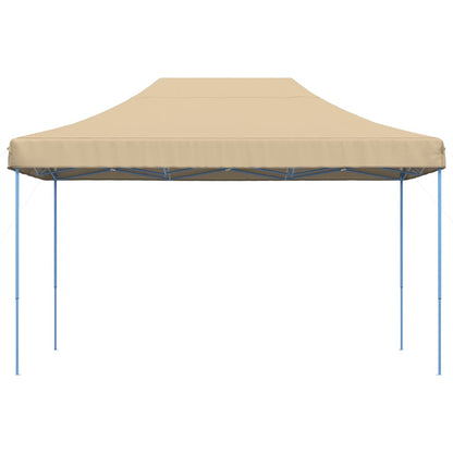 Partyzelt Faltbar Pop-Up Beige 440x292x315 cm