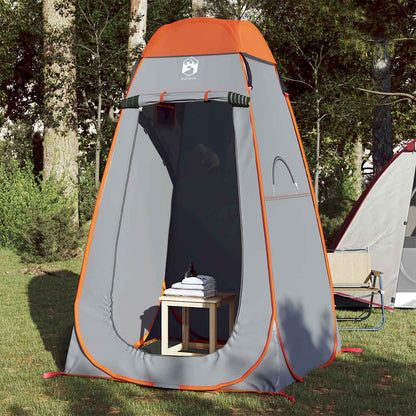 Sichtschutzzelt Grau und Orange Pop-Up Wasserdicht