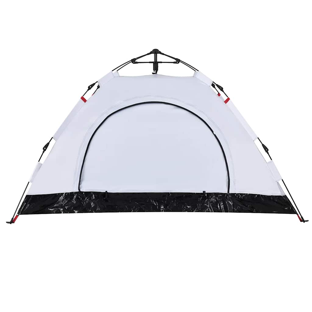 Campingzelt 2 Personen Weiß Verdunkelungsstoff Quick Release