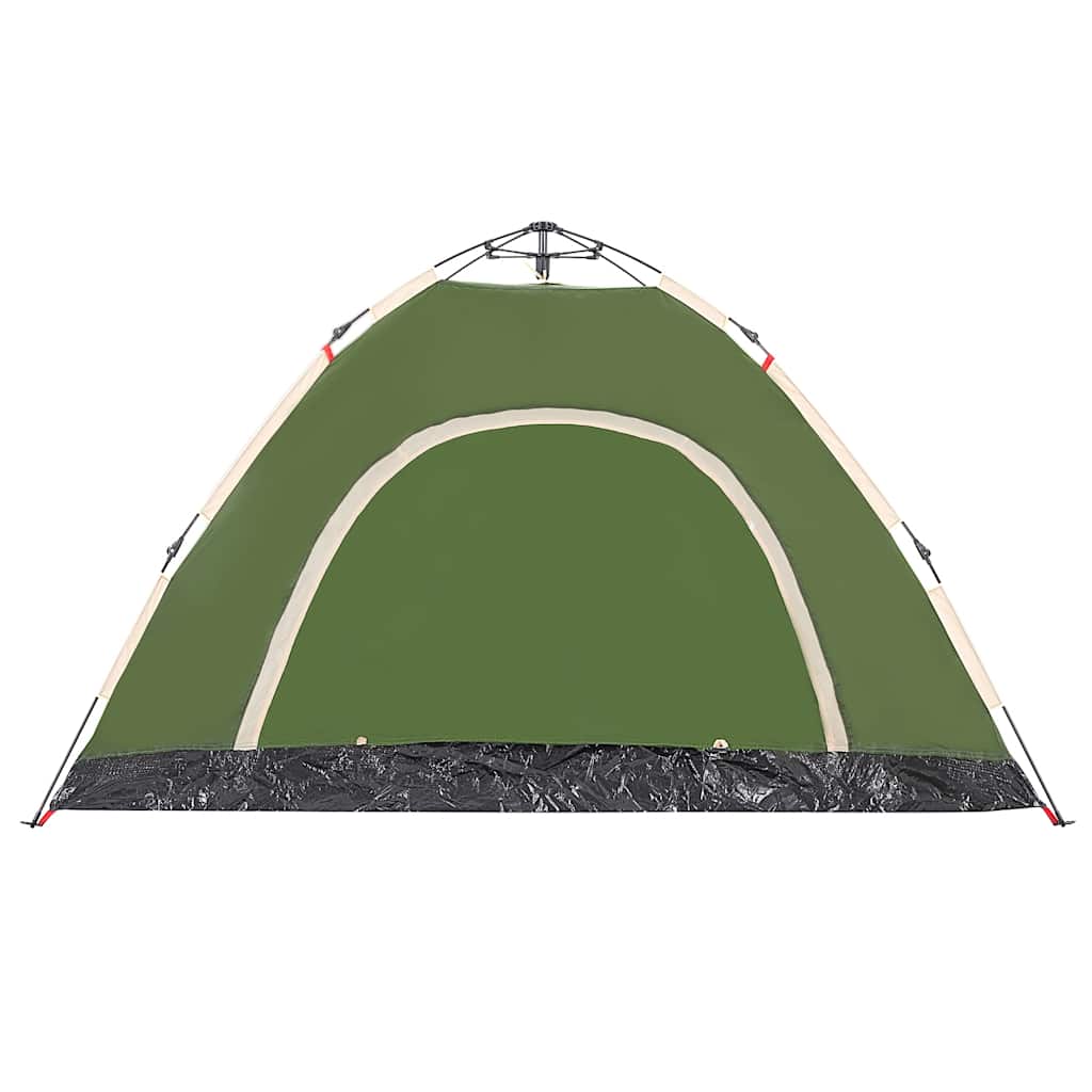 Campingzelt 4 Personen Grün Quick Release