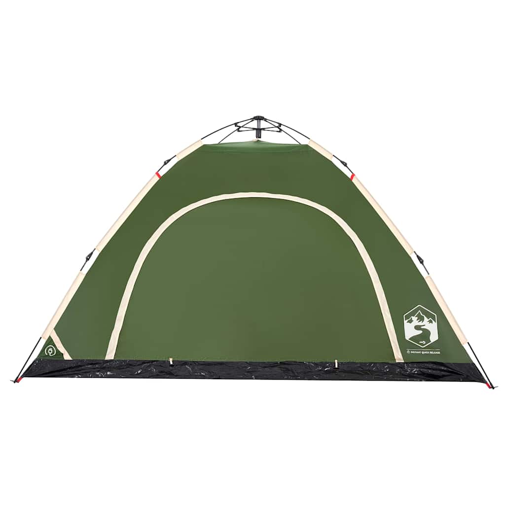 Campingzelt 5 Personen Grün Quick Release