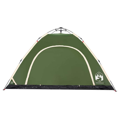 Campingzelt 5 Personen Grün Quick Release