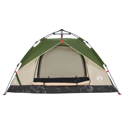 Kuppel-Campingzelt 2 Personen Grün Quick Release