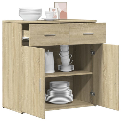 Sideboard Sonoma-Eiche 79x38x80 cm Holzwerkstoff