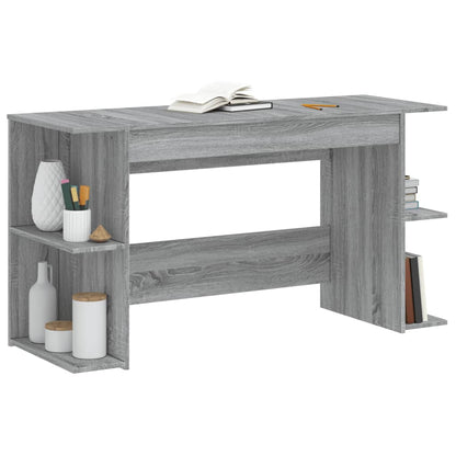 Schreibtisch Grau Sonoma 140x50x75 cm Holzwerkstoff
