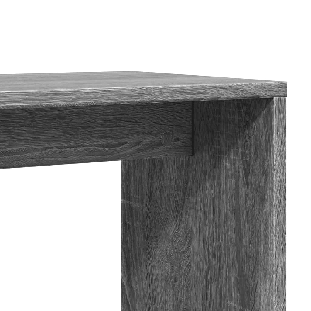 Sideborde 2 stk Grå Sonoma 50x30x50 cm træmateriale