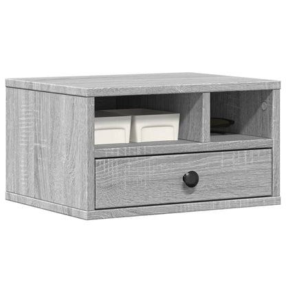 Druckerständer Grau Sonoma 40x32x22,5 cm Holzwerkstoff