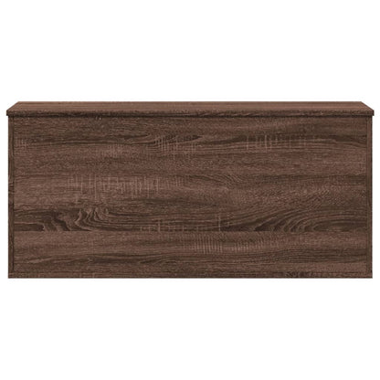 Truhe Braun Eichen-Optik 100x42x46 cm Holzwerkstoff