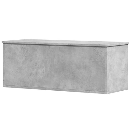 Truhe Betongrau 90x35x35 cm Holzwerkstoff