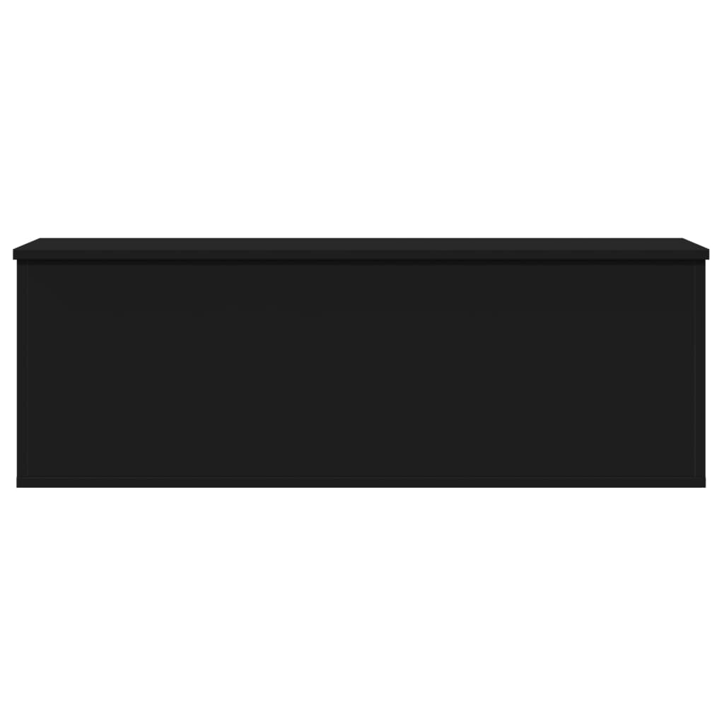 Truhe Schwarz 102x35x35 cm Holzwerkstoff