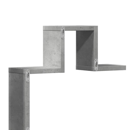 Wandregal Betongrau 104,5x10x43 cm Holzwerkstoff