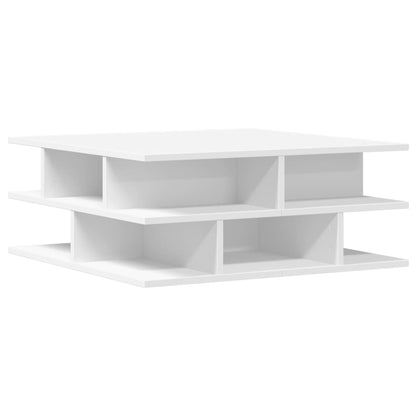 Sofabord Hvid 70x70x29 cm Træ Materiale