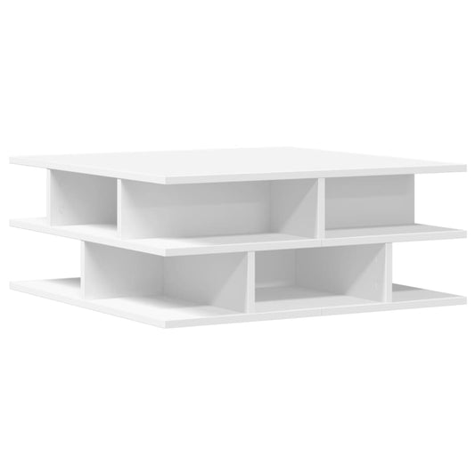 Sofabord Hvid 70x70x29 cm Træ Materiale
