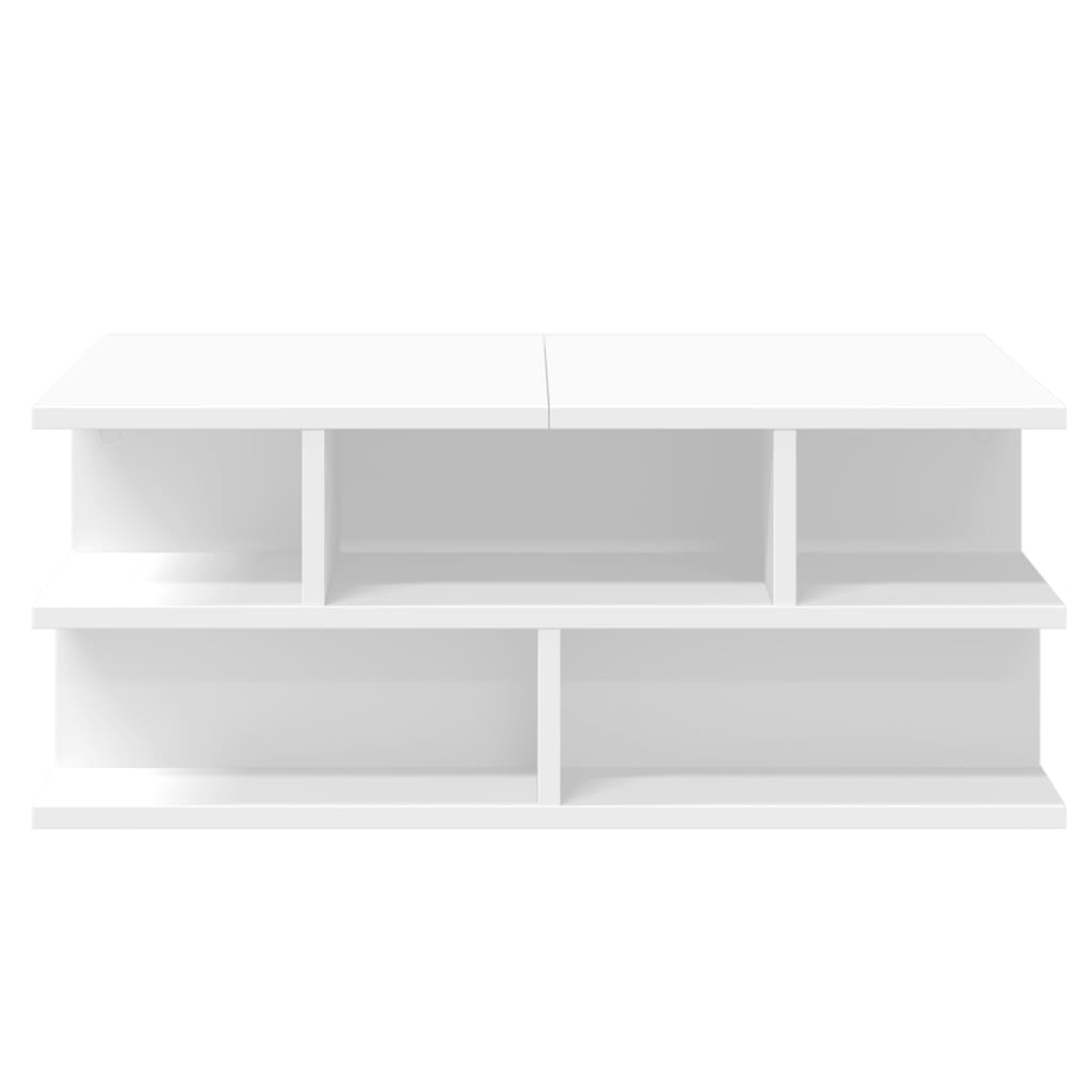 Sofabord Hvid 70x70x29 cm Træ Materiale