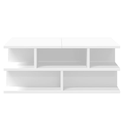 Sofabord Hvid 70x70x29 cm Træ Materiale