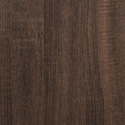 Aktenschrank Braun Eichen-Optik 60x32x77,5 cm Holzwerkstoff