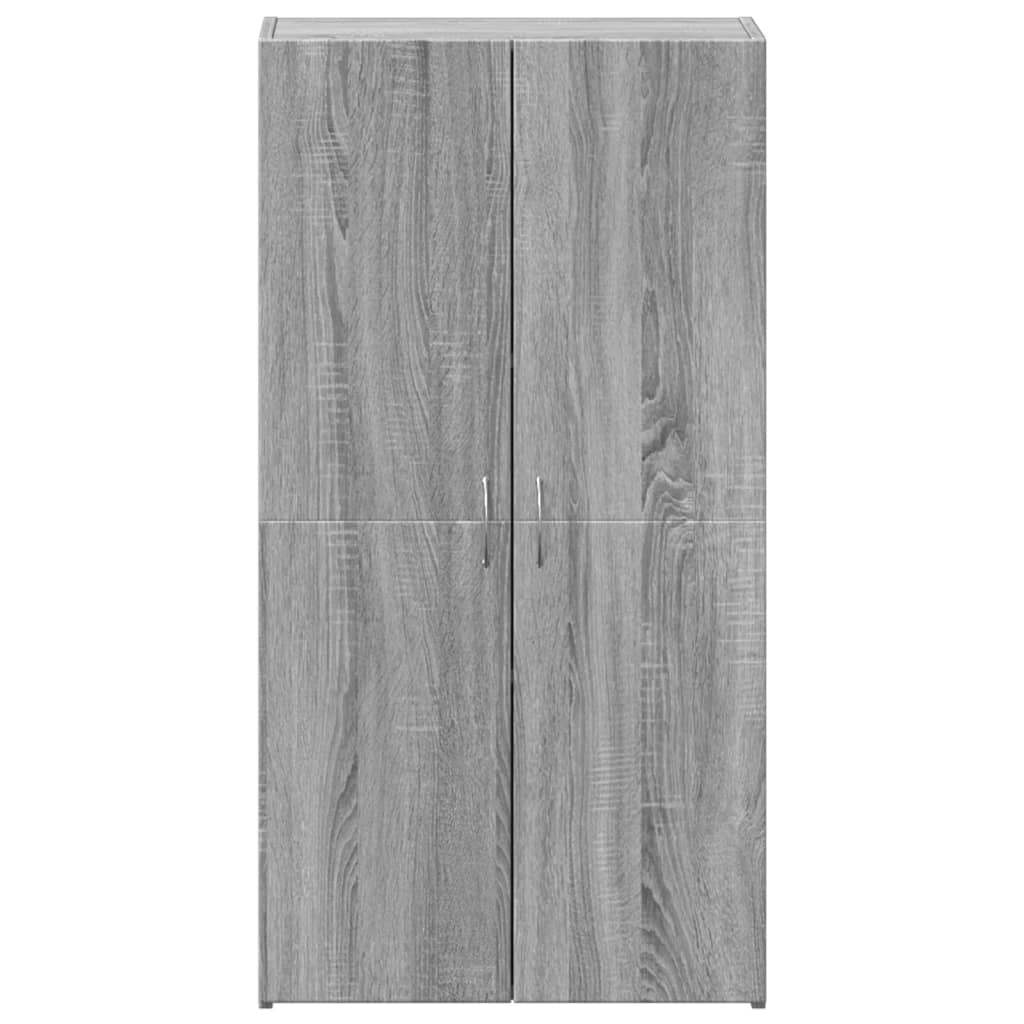 Aktenschrank Grau Sonoma 60x32x115 cm Holzwerkstoff