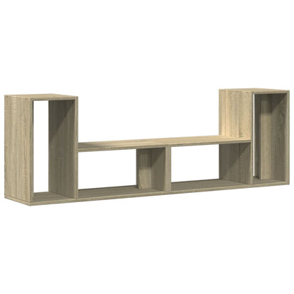 TV-skabe 2 stk Sonoma eg 75x30x50 cm træmateriale