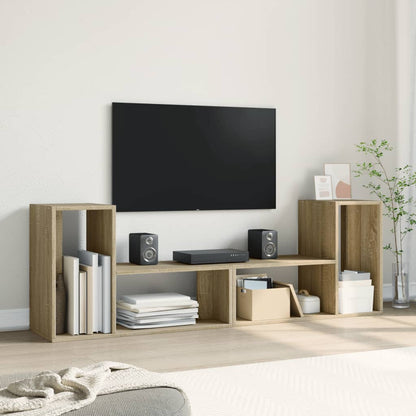 TV-skabe 2 stk Sonoma eg 75x30x50 cm træmateriale