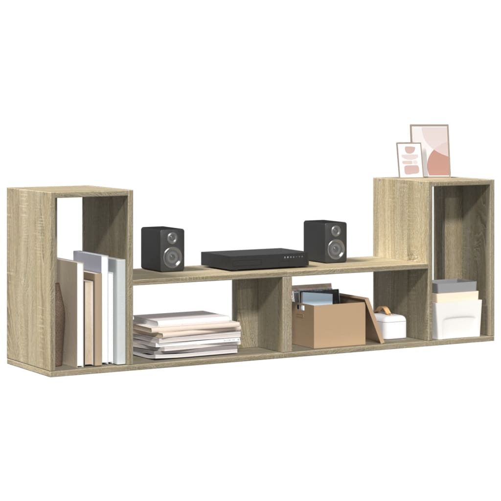 TV-skabe 2 stk Sonoma eg 75x30x50 cm træmateriale