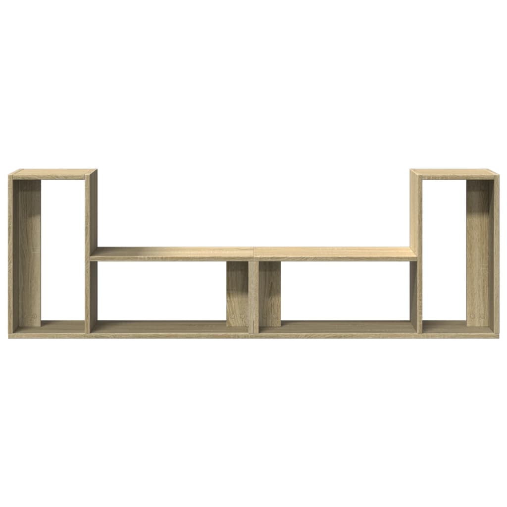 TV-skabe 2 stk Sonoma eg 75x30x50 cm træmateriale
