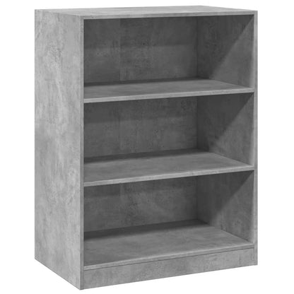 Garderobe Beton Grå 77x48x102 cm Træ Materiale