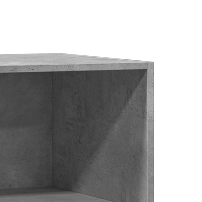Garderobe Beton Grå 77x48x102 cm Træ Materiale