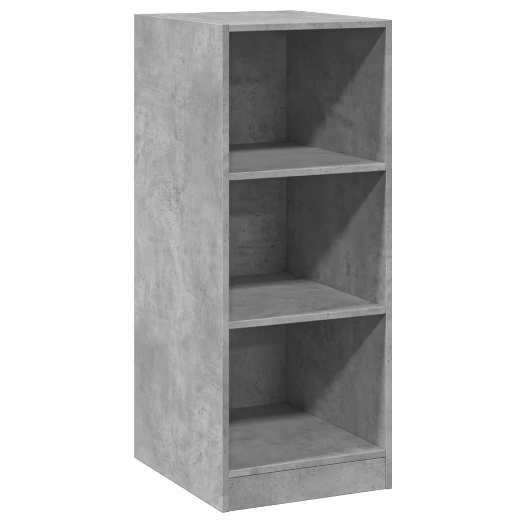 Garderobe Beton Grå 48x41x102 cm Træ Materiale