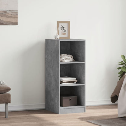 Garderobe Beton Grå 48x41x102 cm Træ Materiale