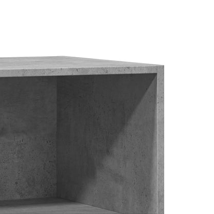 Garderobe Beton Grå 48x41x102 cm Træ Materiale