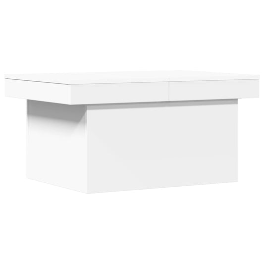 Sofabord Hvid 100x55x40 cm Træ Materiale