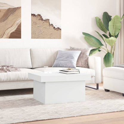 Sofabord Hvid 100x55x40 cm Træ Materiale