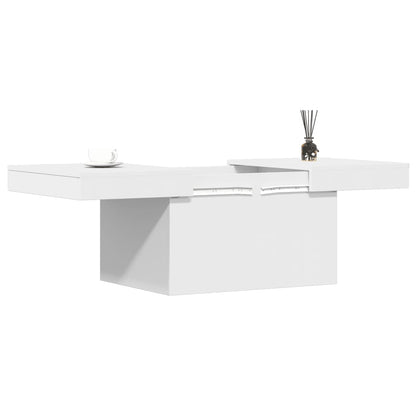 Sofabord Hvid 100x55x40 cm Træ Materiale