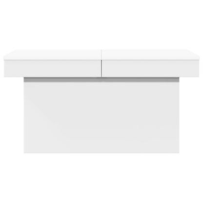 Sofabord Hvid 100x55x40 cm Træ Materiale