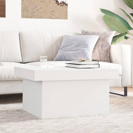 Sofabord Hvid 100x55x40 cm Træ Materiale