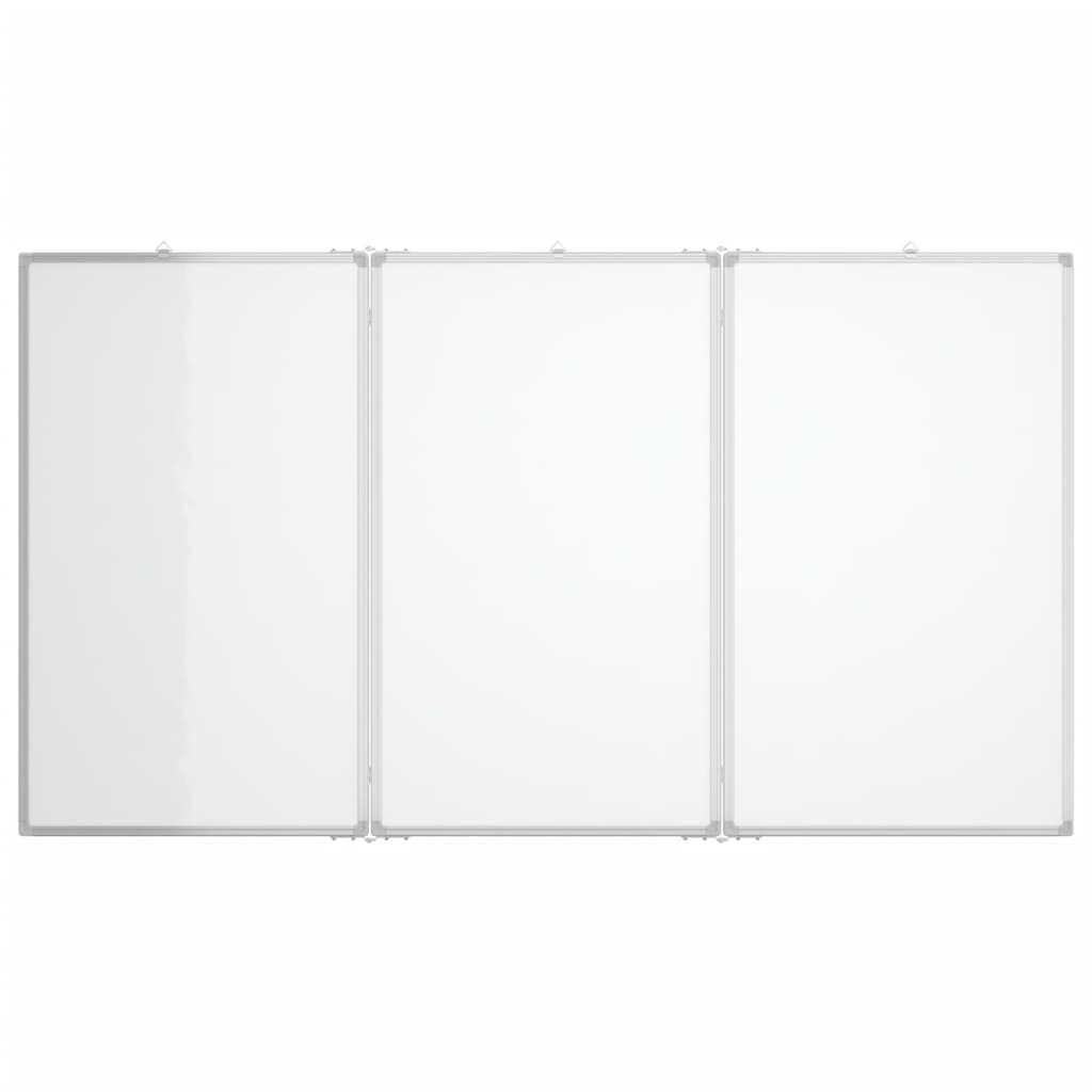 Magnetisches Whiteboard Klappbar 120x100x1,7 cm Aluminium