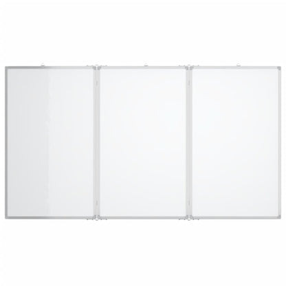 Magnetisches Whiteboard Klappbar 120x100x1,7 cm Aluminium
