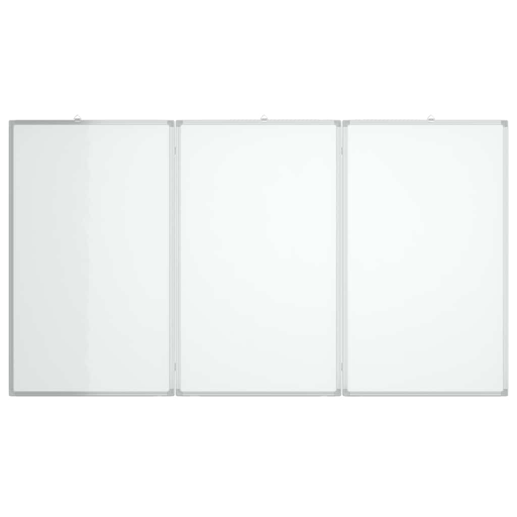 Magnetisches Whiteboard Klappbar 150x100x1,7 cm Aluminium