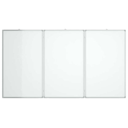 Magnetisches Whiteboard Klappbar 150x100x1,7 cm Aluminium