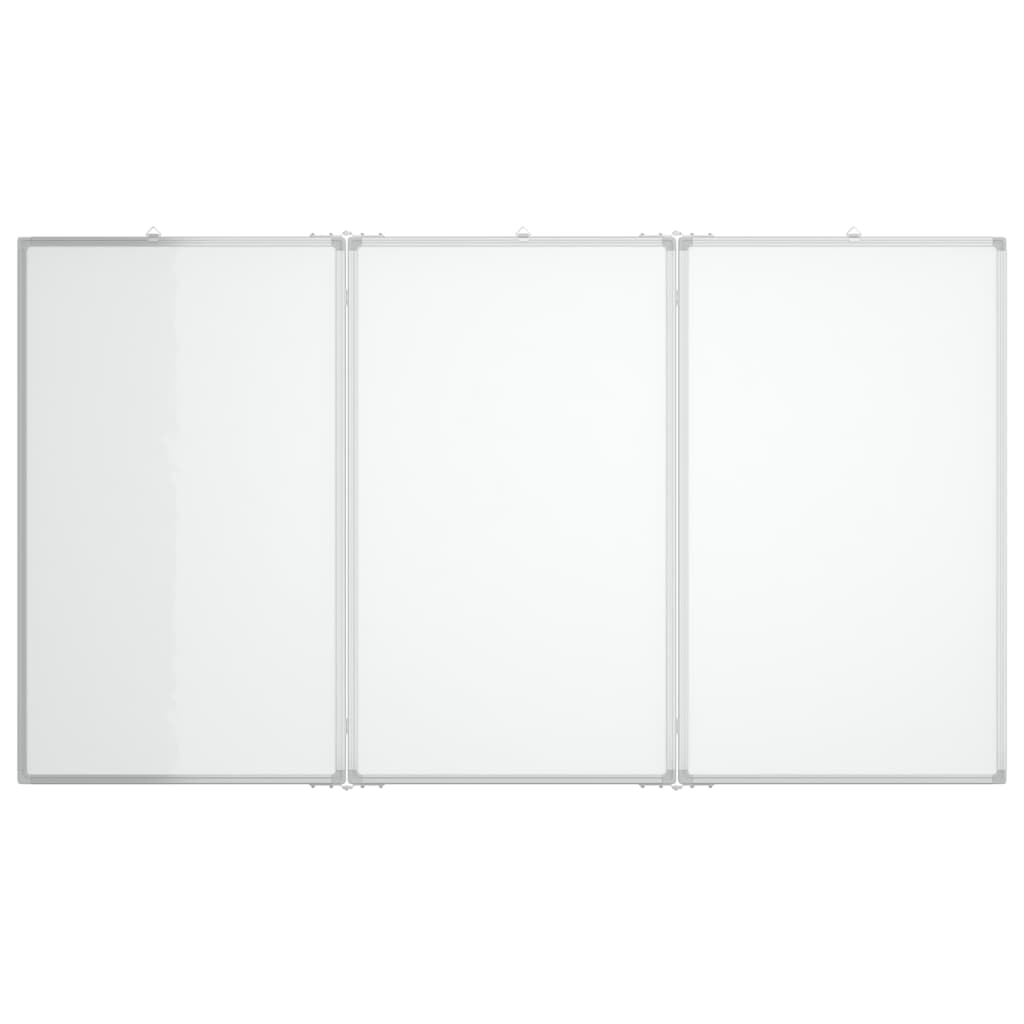 Magnetisches Whiteboard Klappbar 180x80x1,7 cm Aluminium