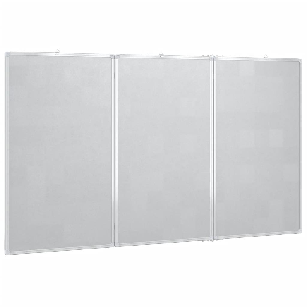 Magnetisches Whiteboard Klappbar 180x80x1,7 cm Aluminium