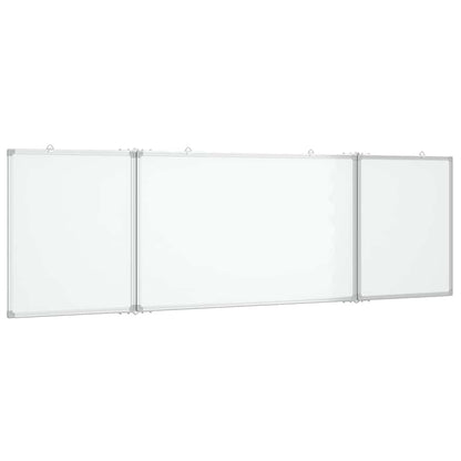 Magnetisches Whiteboard Klappbar 200x60x1,7 cm Aluminium
