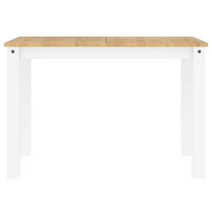 Esstisch Panama Weiß 117x60x75 cm Massivholz Kiefer