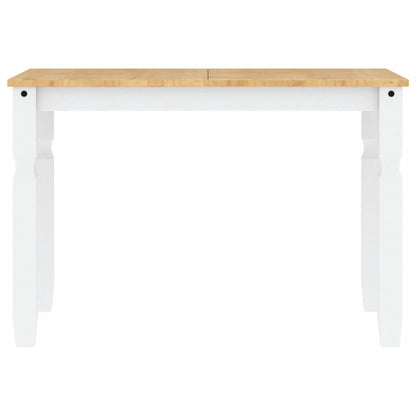 Esstisch Corona Weiß 112x60x75 cm Massivholz Kiefer