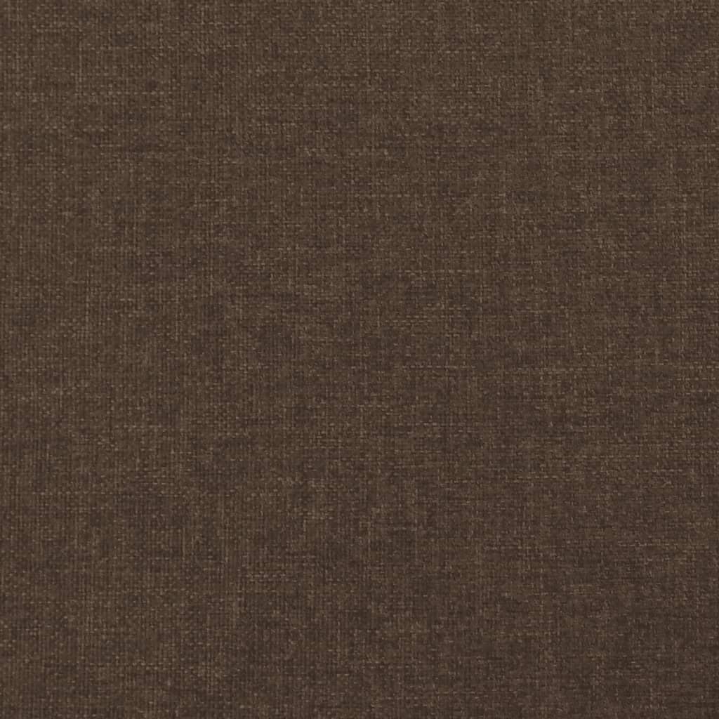 Taschenfederkernmatratze Dunkelbraun 120x190x20 cm Stoff