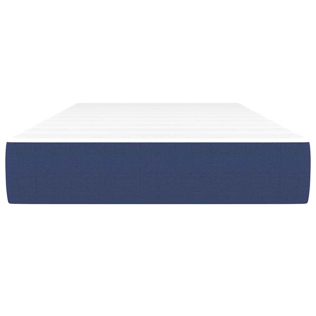 Taschenfederkernmatratze Blau 120x190x20 cm Stoff