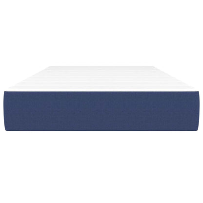 Taschenfederkernmatratze Blau 120x190x20 cm Stoff