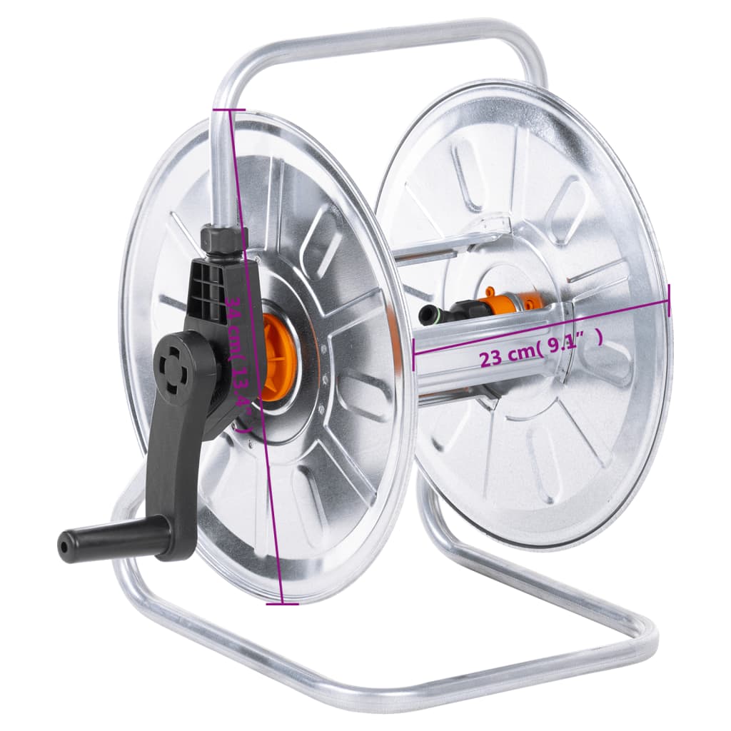 Slangetromle vægmontering til 50 m 1/2" stålslange