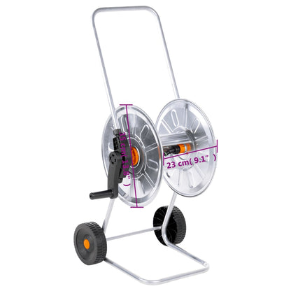 Slangevogn til 50 m 1/2" eller 35 m 3/4" slangestål