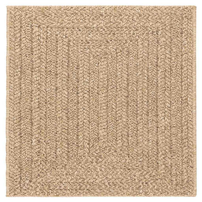 Teppich ZIZUR 200x200 cm Jute-Optik Indoor und Outdoor
